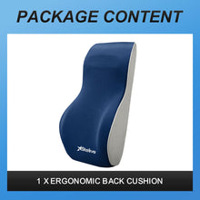 Load image into Gallery viewer, Stelive Ergonomic Back Cushion Lumbar Support Cushion Memory Foam Back Support Orthopedic Backrest Support Pillow w/ Adjustable Straps
