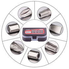 Load image into Gallery viewer, TOPEX 32-Piece CR-V Security Screwdriver Bit Set with Belt Clip Magnetic Driver Kit