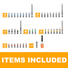 Load image into Gallery viewer, MasterSpec 42-Piece CR-V Security Screwdriver Bit Set