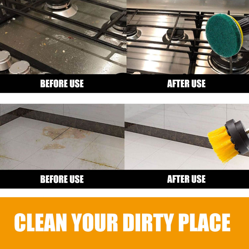 MasterSpec 12V Cordless Drill Driver Screwdriver Accessories W/Drill Brush