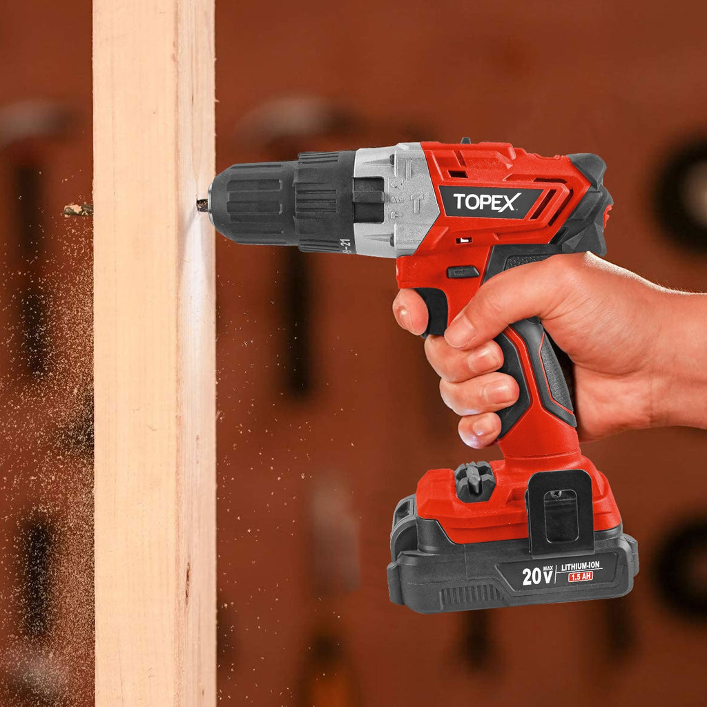 TOPEX Cordless Drill Driver Impact Hammer drill (Skin)