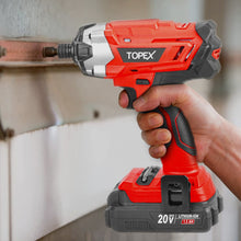 Load image into Gallery viewer, TOPEX 20V Cordless Hammer Drill Impact Driver Power Tool Combo Kit w/ Drill Bits