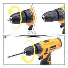 Load image into Gallery viewer, MasterSpec 12V Cordless Drill Driver Screwdriver Accessories W/2 Batteries