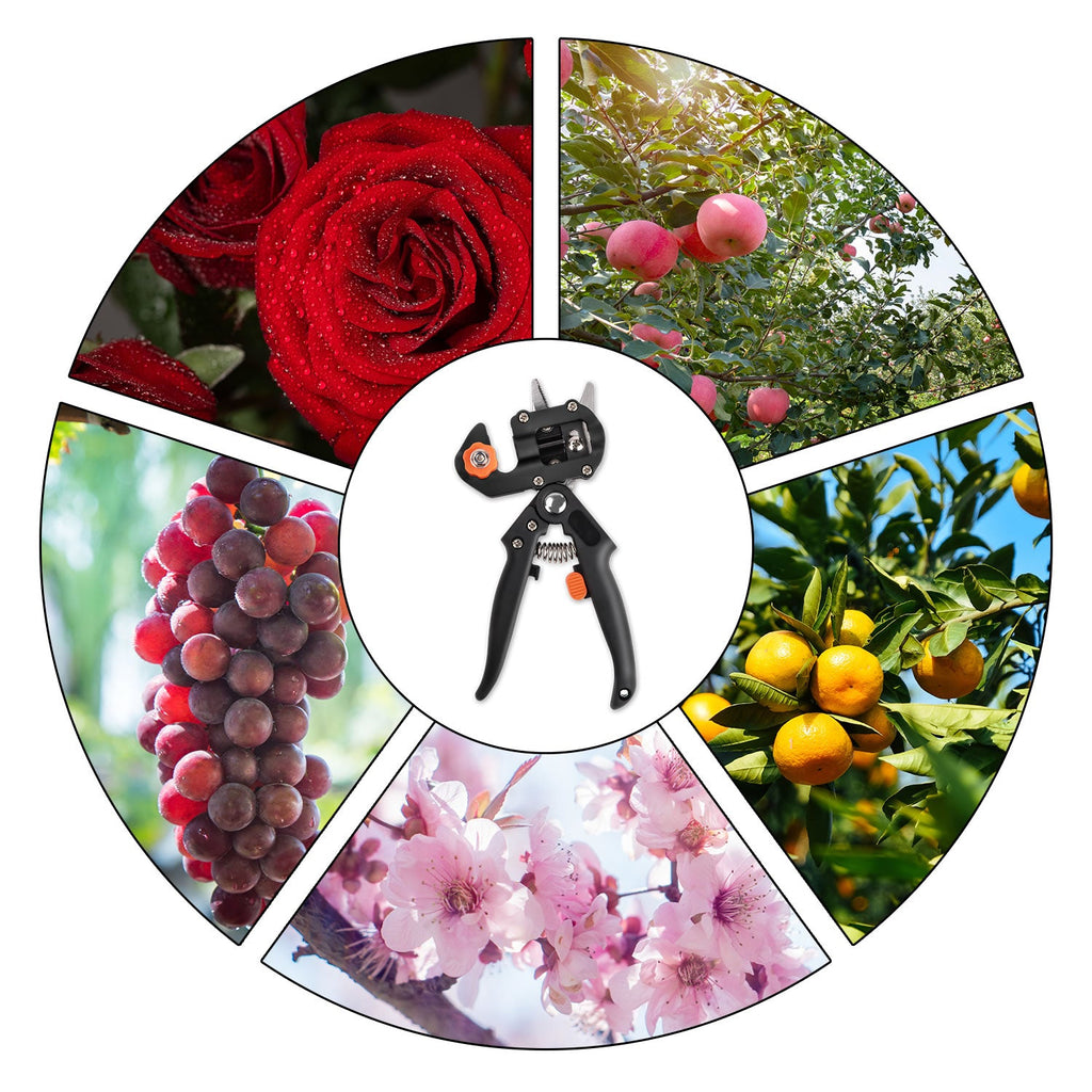 KOZYARD Garden Grafting Tool Set Kit Fruit Tree Pro Pruning Shears Scissor Cutting Tools