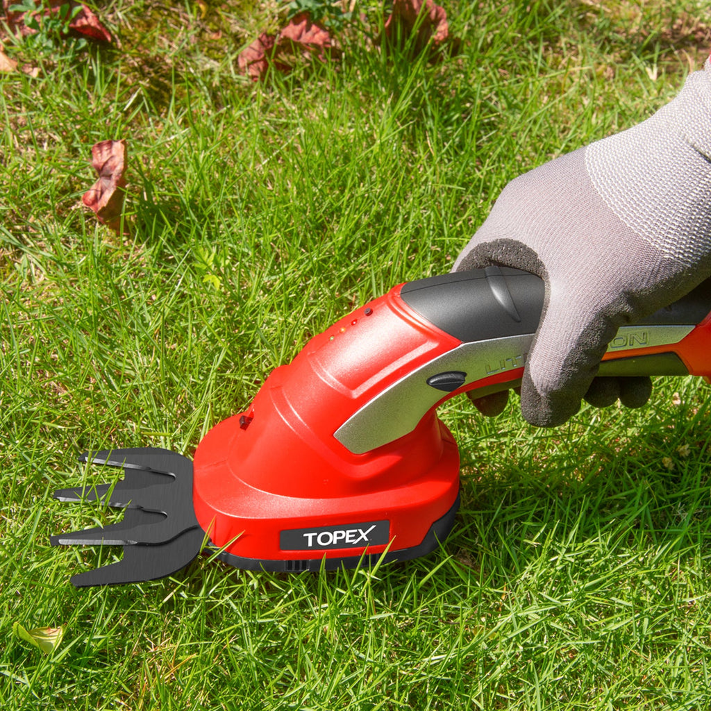 TOPEX 4v 2in1 Cordless Grass Hedge  Trimmer Grass Shears Cutter Garden Tool
