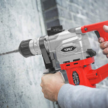 Load image into Gallery viewer, TOPEX 1010W SDS+ Rotary Hammer Drill Demolition Jack Hammer Kit w/ Chisels Drill