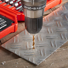 Load image into Gallery viewer, TOPEX 128 Piece Drill Bit Set HSS Titanium Drill &amp; Screwdriver Bit Set with Case