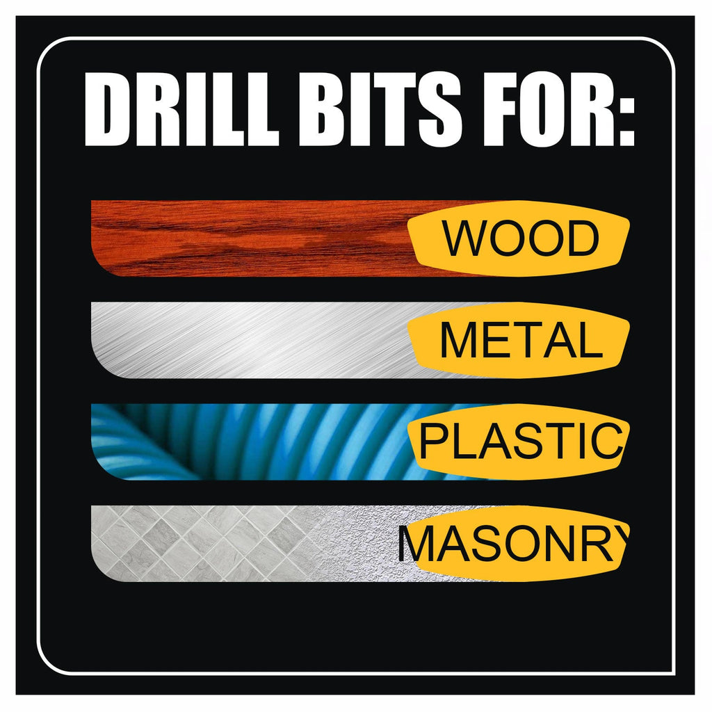 MasterSpec 92 PC Cordless Hammer Drill 18V Power Tool Kit Screw Flap Bits