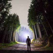 Load image into Gallery viewer, TOPEX Headlamp Rechargeable Head Torch, 1000 Lumens Waterproof LED Headlight with Red Lights, 11 Light Modes, Motion Sensor Control for Camping, Hiking, Outdoor