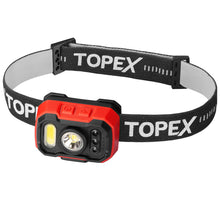 Load image into Gallery viewer, TOPEX Headlamp Rechargeable Head Torch, 1000 Lumens Waterproof LED Headlight with Red Lights, 11 Light Modes, Motion Sensor Control for Camping, Hiking, Outdoor