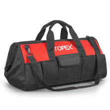 Load image into Gallery viewer, TOPEX 24 Inch Tool Bag, Multi-pocket Tool Organiser, Roomy Storage Space Tool Tote Bag with Padded Handle and Adjustable Shoulder, for home and workshop