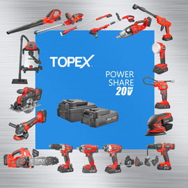 TOPEX Cordless Drill Driver Impact Hammer drill (Skin)