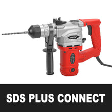 Load image into Gallery viewer, TOPEX 1010W SDS+ Rotary Hammer Drill Demolition Jack Hammer Kit w/ Chisels Drill