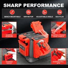 Load image into Gallery viewer, TOPEX 65W Electric Multifunction Sharpener SAA Drill Bit Knives Scissors Chisel