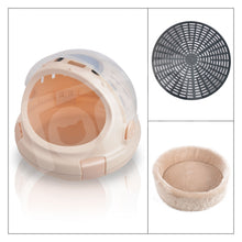 Load image into Gallery viewer, truepal Pet Basket/ Pet Carrier Nest Bed Locking Cover