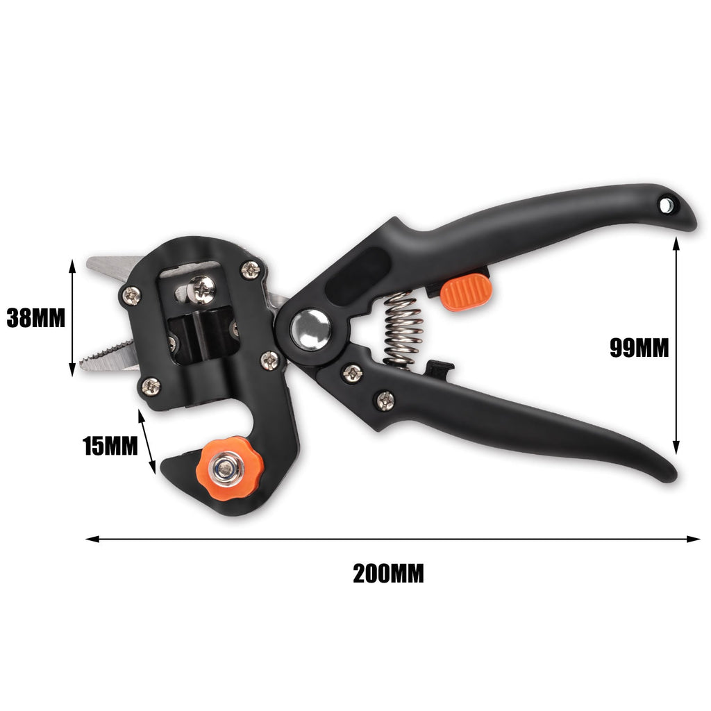 KOZYARD Garden Grafting Tool Set Kit Fruit Tree Pro Pruning Shears Scissor Cutting Tools