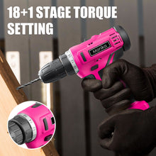 Load image into Gallery viewer, Monika 12V Pink Lithium Cordless Drill