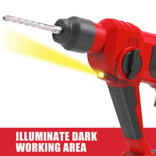 Load image into Gallery viewer, TOPEX 20V Max Lithium Cordless Rotary Hammer Drill Kit w/Battery Charger Bits