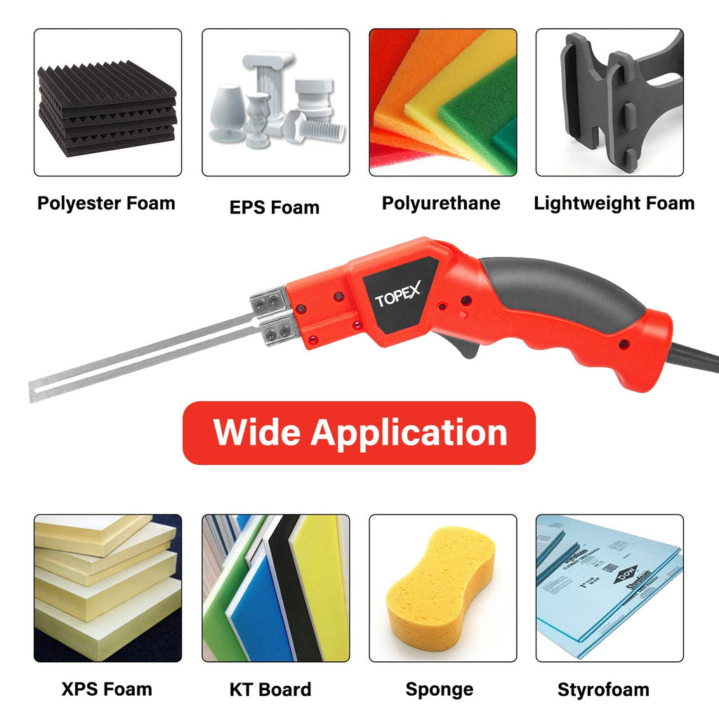 TOPEX 9.6W & Heavy Duty Foam Cutter Set