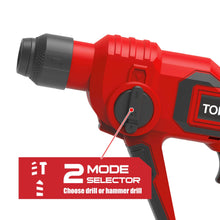 Load image into Gallery viewer, TOPEX 20V Max Lithium Cordless Rotary Hammer Drill Kit w/Battery Charger Bits