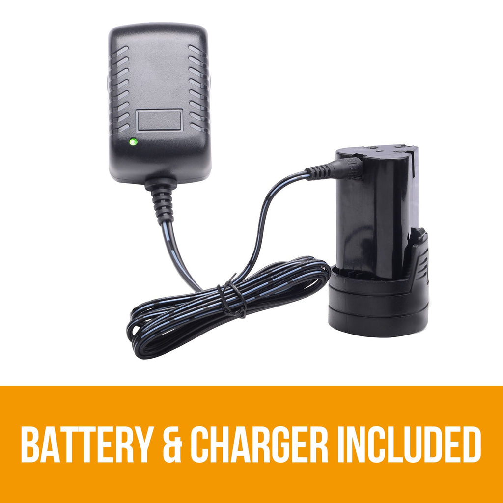 MasterSpec 12V Cordless Drill Driver Screwdriver Accessories W/Battery Charger