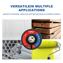 Load image into Gallery viewer, TOPEX 125mm Zirconia Flap Disc, 60 Grit, 10Pack