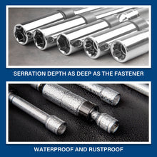 Load image into Gallery viewer, TOPEX 5-PIECE Swivel Spark Plug Socket Set 3/8″ Drive Extra Long