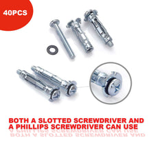 Load image into Gallery viewer, TOPEX 41 Pieces Hollow Wall Anchor Fixing Setting Tool Kit