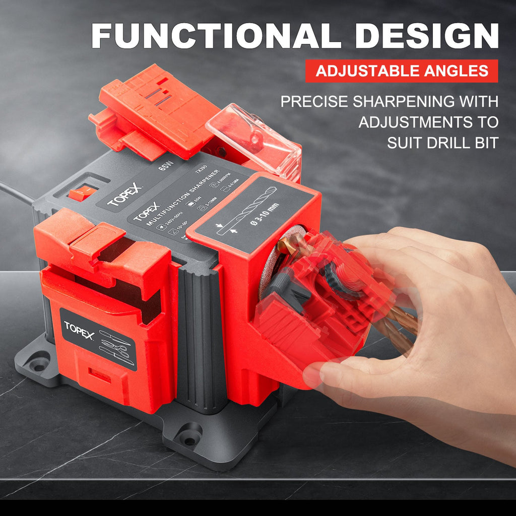 TOPEX 65W Electric Multifunction Sharpener SAA Drill Bit Knives Scissors Chisel