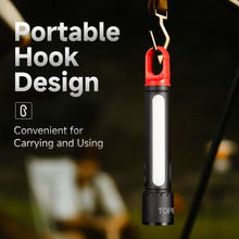 Load image into Gallery viewer, TOPEX LED Torch Rechargeable, 800 Lumens, 600M Super Bright Adjustable Focus Flashlight, 9 Lighting Modes, Waterproof Torch for Camping, Outdoor