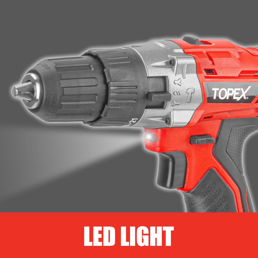 TOPEX Cordless Drill Driver Impact Hammer drill (Skin)