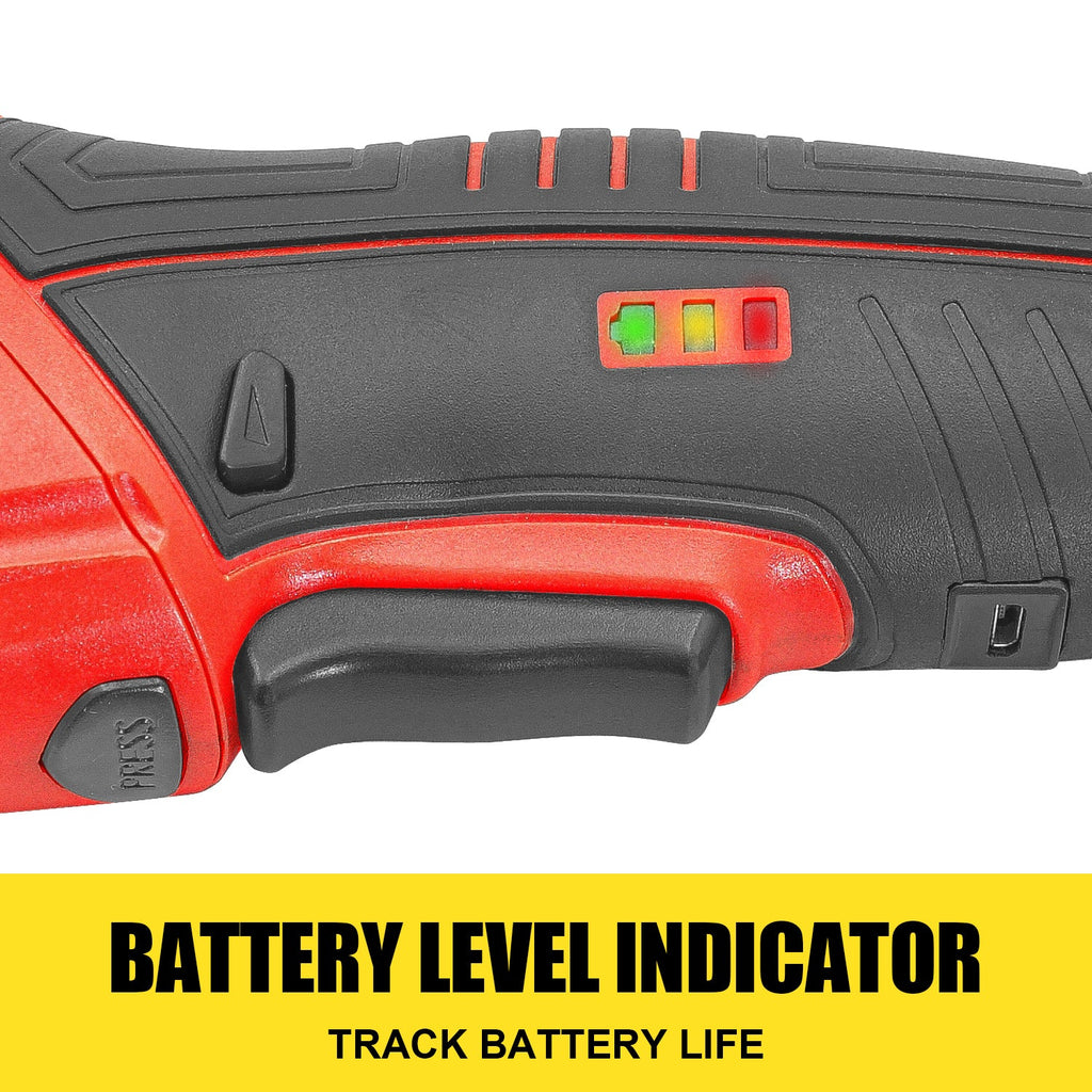 TOPEX 82 Piece Electric Screwdriver Set 4v Max Cordless Screwdriver Set CRV Screw Bits