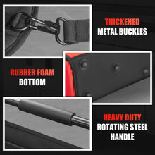 Load image into Gallery viewer, TOPEX 16 Inch Tool Bag, Multi-pocket Tool Organiser, High Bearing Wide Mouth Tool Tote Bag with Adjustable Shoulder Strap, Foldable, Rotatable Steel Handle