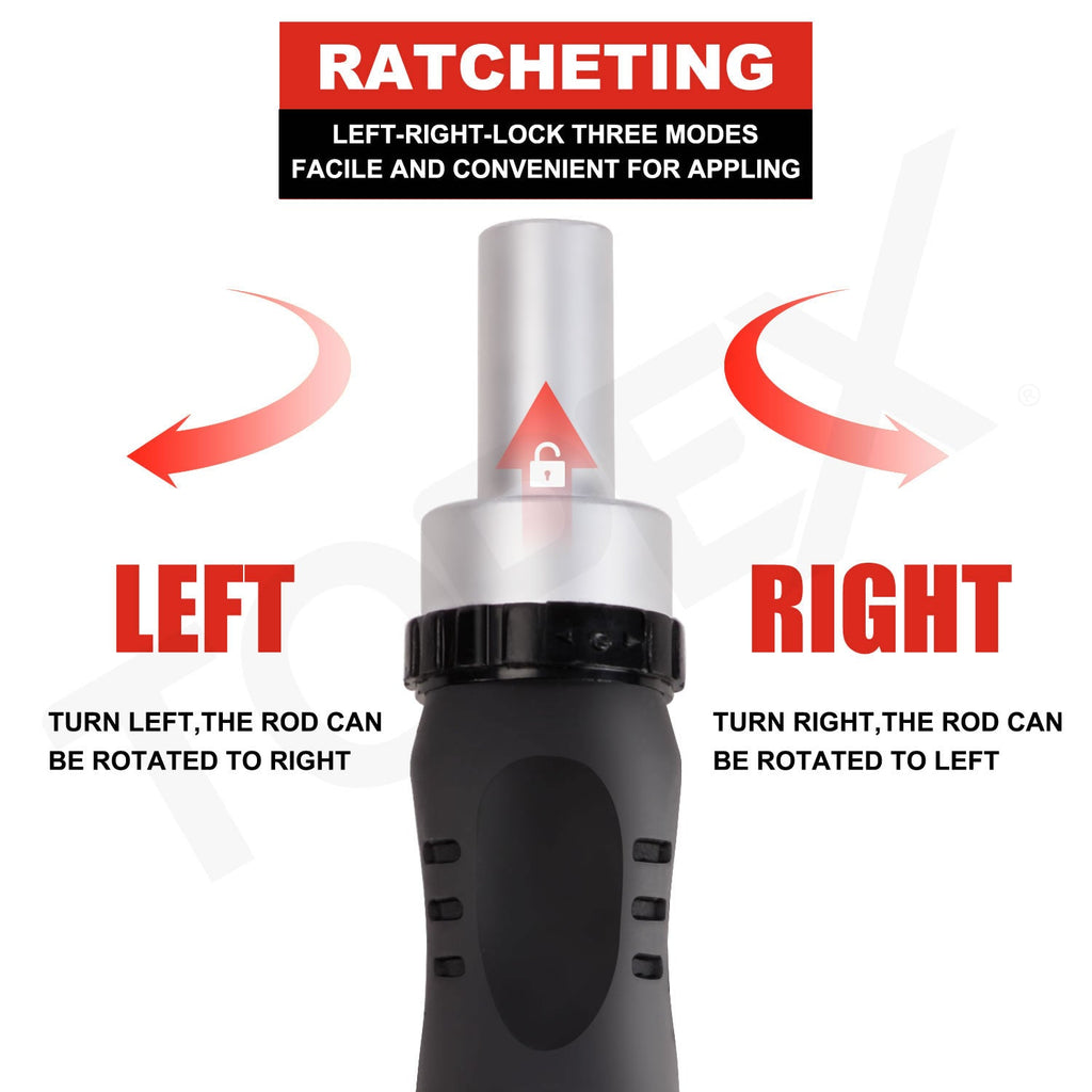 TOPEX 92PCS Ratchet Screwdriver Bits Set Ratcheting Driver Bits Kit Security bits precision bits set