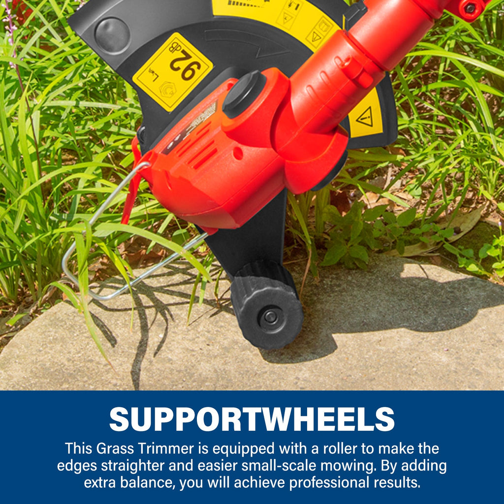 TOPEX 20V Cordless Lawn Grass Line Trimmer 2 in 1 Whipper Snipper with 10 Blades