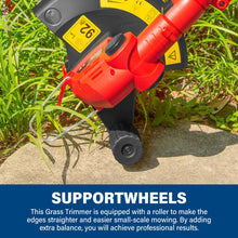 Load image into Gallery viewer, TOPEX 20V Cordless Lawn Grass Line Trimmer 2 in 1 Whipper Snipper with 10 Blades