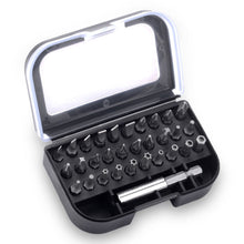 Load image into Gallery viewer, TOPEX 32-Piece CR-V Security Screwdriver Bit Set with Belt Clip Magnetic Driver Kit