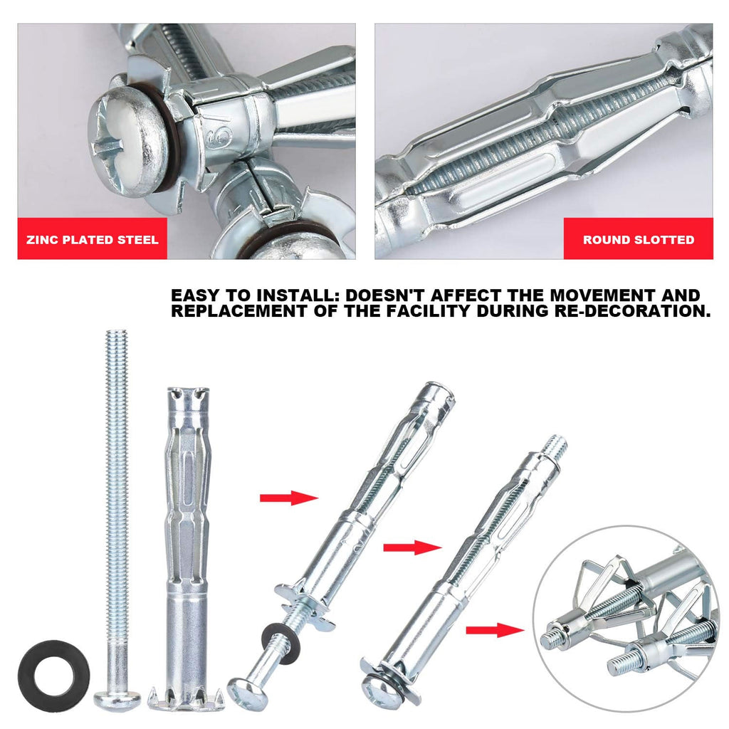 TOPEX 41 Pieces Hollow Wall Anchor Fixing Setting Tool Kit