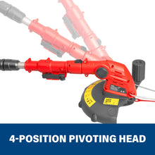 Load image into Gallery viewer, TOPEX 20V Cordless Lawn Grass Line Trimmer 2 in 1 Whipper Snipper with 10 Blades