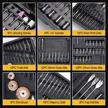 Load image into Gallery viewer, MasterSpec 92 PC Cordless Hammer Drill 18V Power Tool Kit Screw Flap Bits