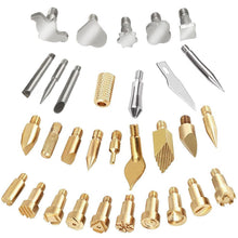 Load image into Gallery viewer, MasterSpec 37PC 30W Wood Burning Set Electric Soldering Iron Kit Iron Burner Hobby Kit