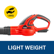 Load image into Gallery viewer, TOPEX 20V Cordless Leaf Blower 200Km/h Garden Dust Lightweight Skin Only without Battery