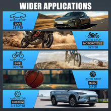 Load image into Gallery viewer, TOPEX 12V Car Tyre Inflator Portable Air Compressor Cordless Air Pump 150PSI Air Pump Dual Power Electric Tyre Pump for Car/ Motorcycle/ Bike/ Ball/ Custom