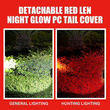 Load image into Gallery viewer, TOPEX Rechargeable Spotlight with 1000 Lumen Cree LED, IP67 Waterproof Handheld Flashlight Searchlight with Detachable Red Light Filter