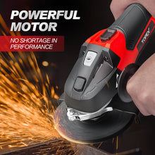 Load image into Gallery viewer, TOPEX 20V Cordless Angle Grinder 125mm Li-ion Grinding Cutting Power Tool