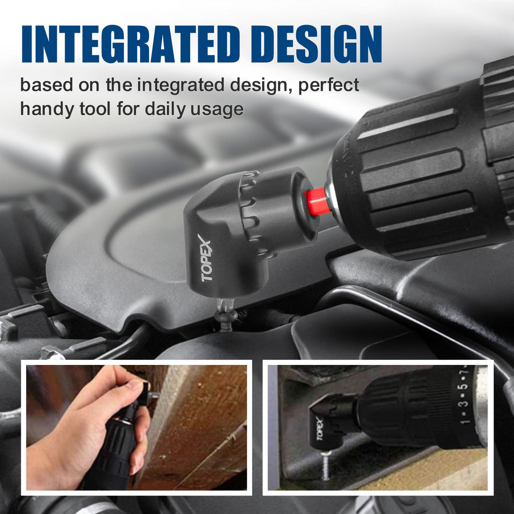 TOPEX 13-piece 1/4" Impact Socket Adapter Set Socket Bit Adapters Extension Bar Set