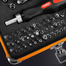 Load image into Gallery viewer, TOPEX 92PCS Ratchet Screwdriver Bits Set Ratcheting Driver Bits Kit Security bits precision bits set
