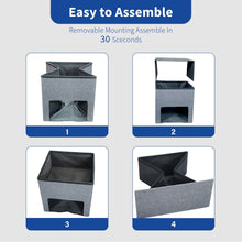 Load image into Gallery viewer, Stelive Folding Ottoman Storage Cube Footstool With Drawer Stool Blanket Box Oxford Linen 40x40x40cm