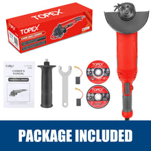 Load image into Gallery viewer, TOPEX 1200W Angle Grinder Heavy Duty 125mm 5" Angle Grinder w/ Cutting Disc