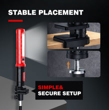 Load image into Gallery viewer, TOPEX 2 x 10W 2000 Lumens Magnetic Rechargeable Work Light with Hook for Car Repair, Garage, Workshop